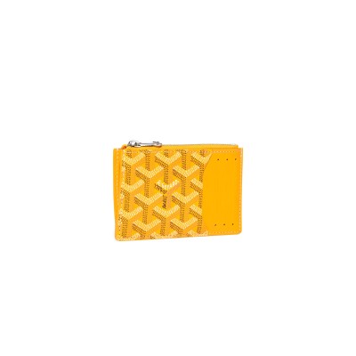 GOYARD BOURBON ZIPPED CARD HOLDER BOURBOPMLTY08CL08P (12.5x8.4x1cm)